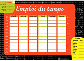 Emploi du temps 2023/2024 GM